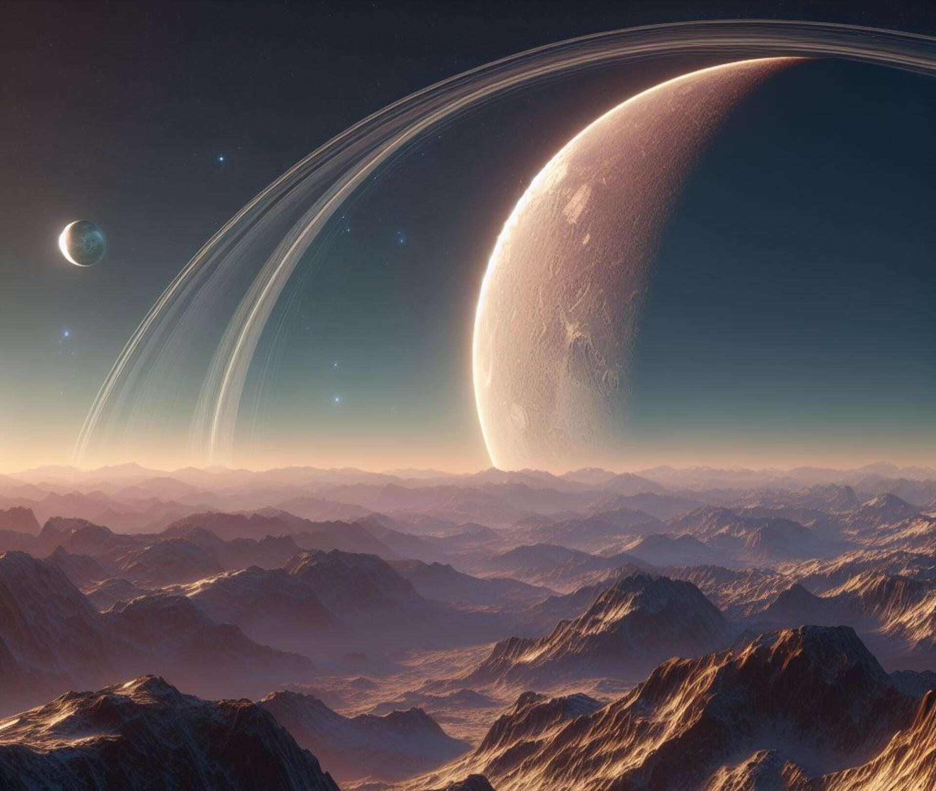 The ringed moon The ringed moon